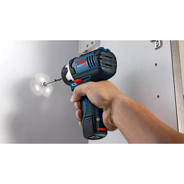 Bosch GDR 12V-105 12V Li-Ion Accu Slagschroevendraaier Set (2x 2.0Ah Accu) In L-Boxx - Detailed view of the product