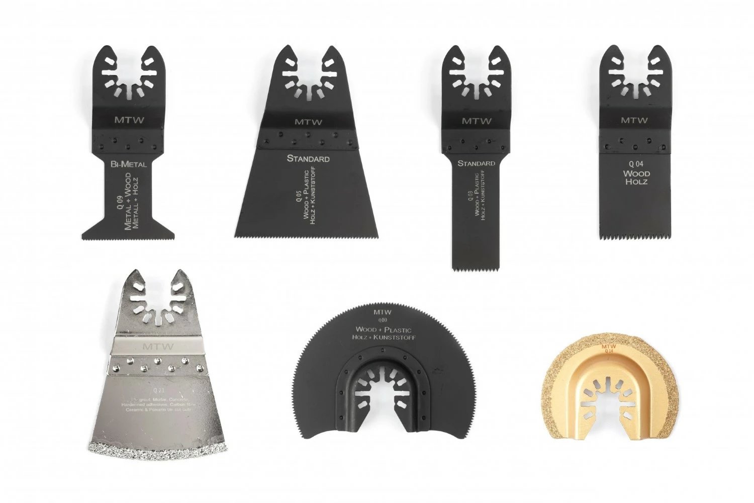 Fit-to-Fix 7-Delige Multitool Zaagbladen Set