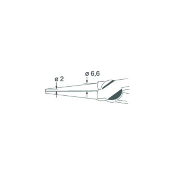 Wiha Z 09 0 06 160 Lange Rondbektang Professional Electric - 160mm - Detailed view of the product