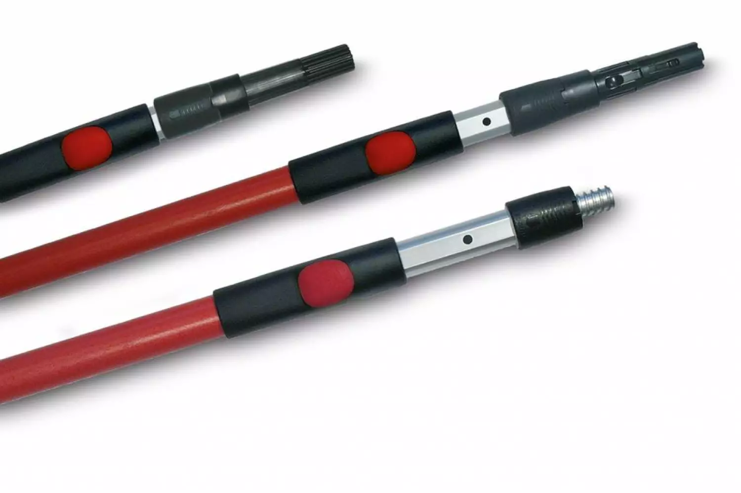 Goudhaantje Klik Telescoopstok Rood 70-118 Cm