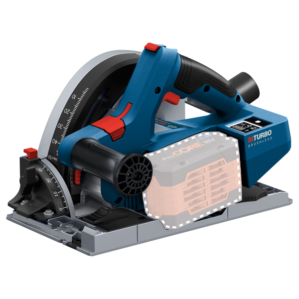 Bosch GKT 18V-52 GC SOLO 18V Li-Ion Accu Invalzaag Body In L-Boxx - 140mm - Detailed view of the product