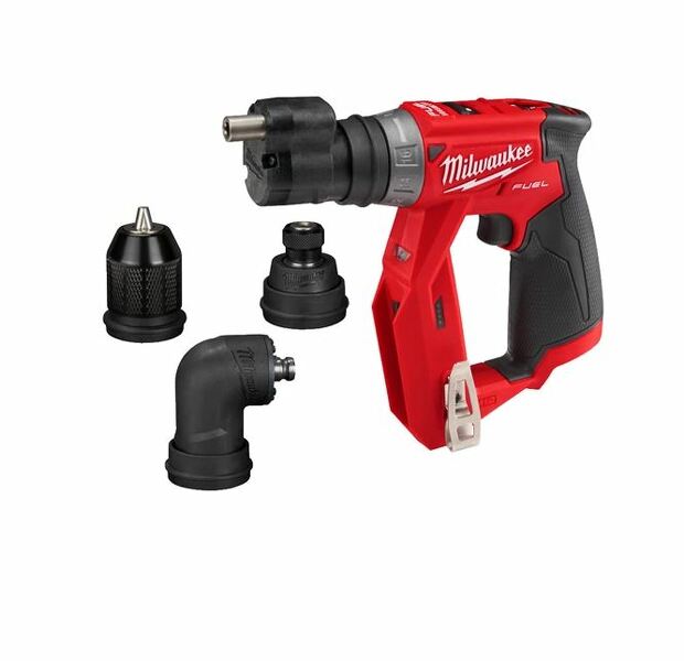 Milwaukee M12 FDDXKIT-0X 12V Li-Ion Accu Schroefboormachine Body Incl. Opzetstukken In HD-Box - 34Nm EAN: 4058546289607