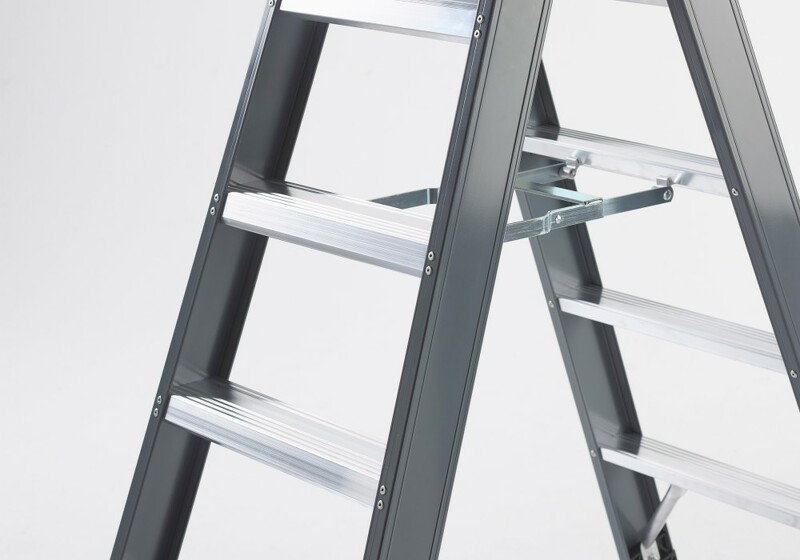 Altrex Falco FDO 10 Dubbele Trap - Aluminium Met Coating - 2 X 10 Treden - Max. Werkhoogte 4,35m - Detailed view of the product