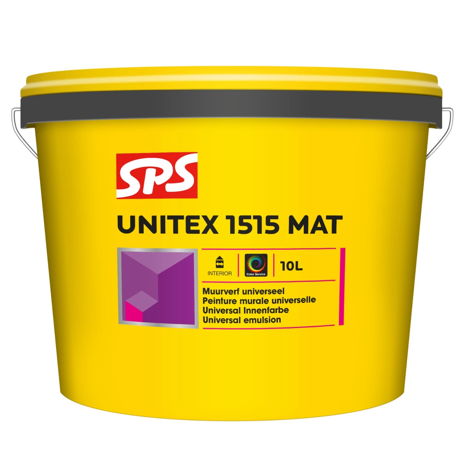 SPS Unitex 1515 Mat Muurverf - Op Kleur Gemengd - 10L