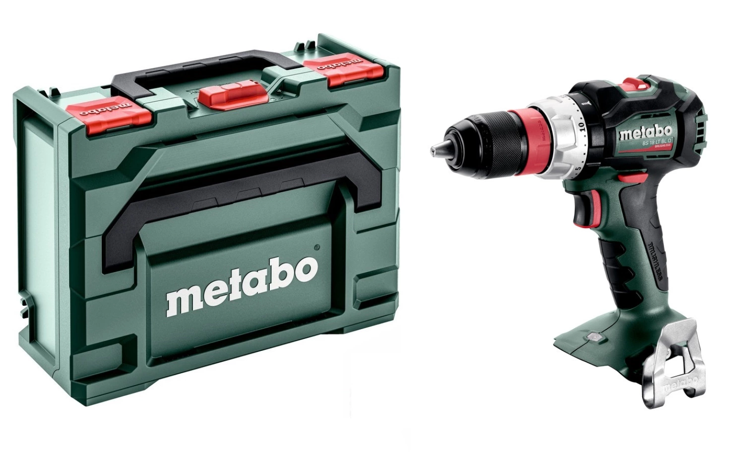Gereedschapcentrum Metabo BS 18 LT BL Q 18V Li-Ion Accu Boor-/schroefmachine Body In MetaBOX - Koolborstelloos aanbieding