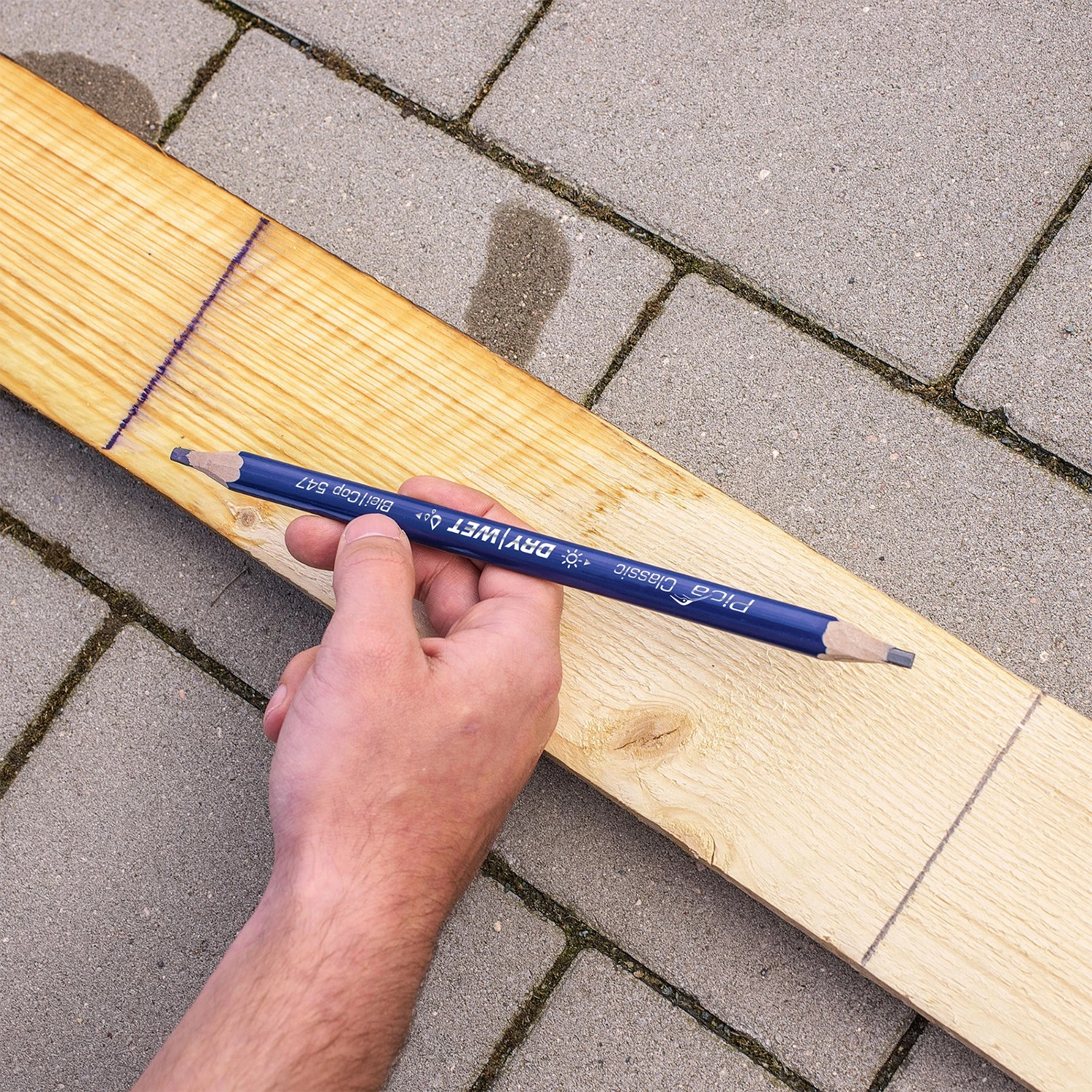 Pica 547/24 Markeerpotlood Aniline Dry&Wet (100st) thumbnail 2