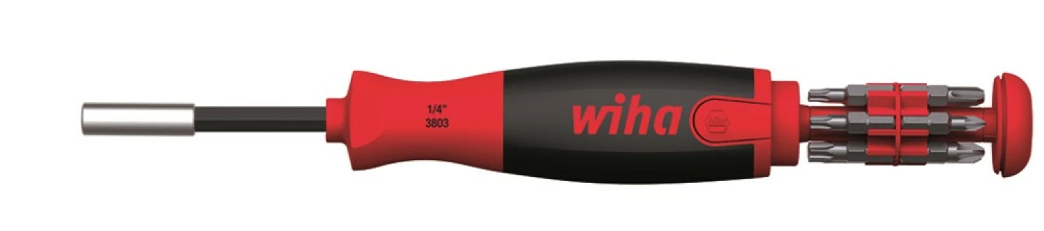 Wiha 3803-02-021 Magazijnbithouder LiftUp 25 Met 12 SL/PH/PZ/Torx Bits - 25mm