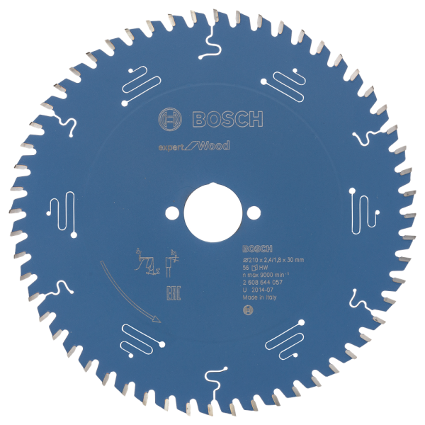 Bosch 2608644057 Expert Cirkelzaagblad - 210 X 30 X 56T - Hout - Carbide