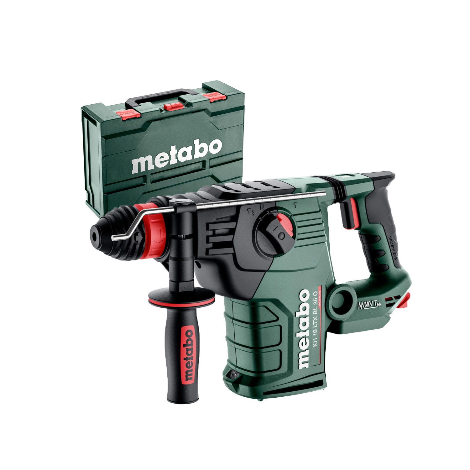 Metabo KH 18 LTX BL 35 Q 18V Li-ion Accu Combihamer Body In MetaBox - 4.2J