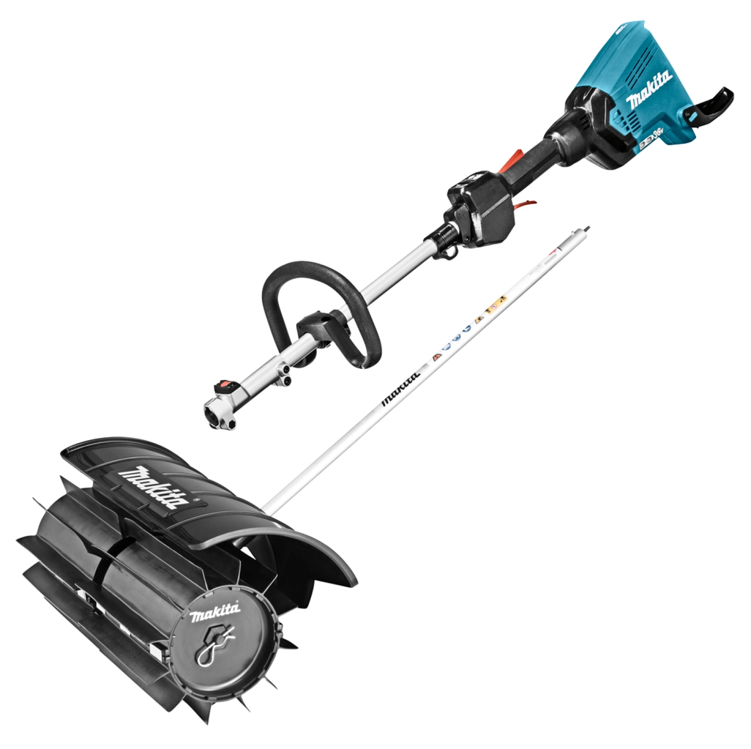 Makita DUX60ZX16 (2x18V) Li-ion Accu Combimotor Body Met Rolver (rubber) Opzetstuk thumbnail 2