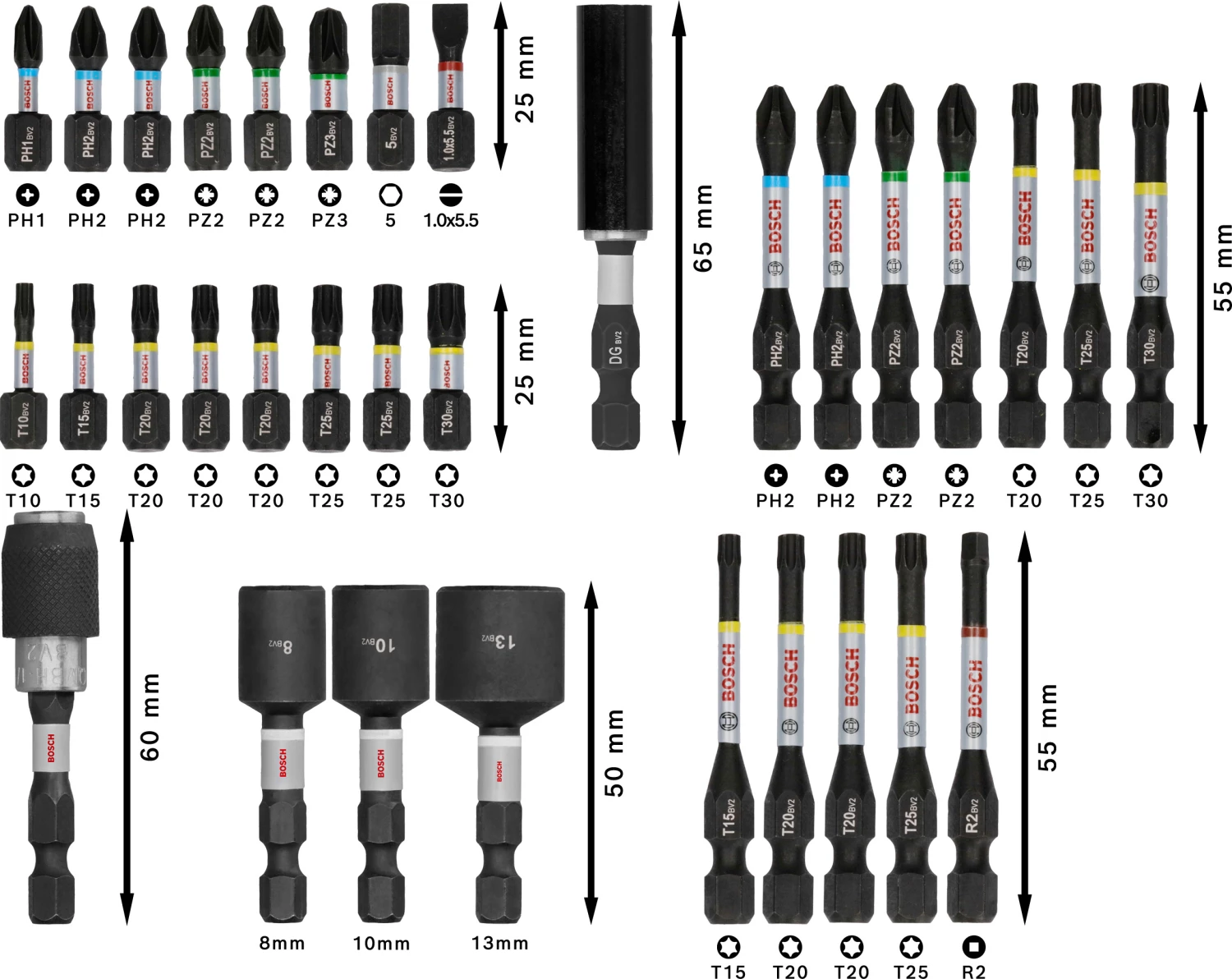 Bosch 2608521U76 33-delige PRO Impact Schroefbitset thumbnail 4