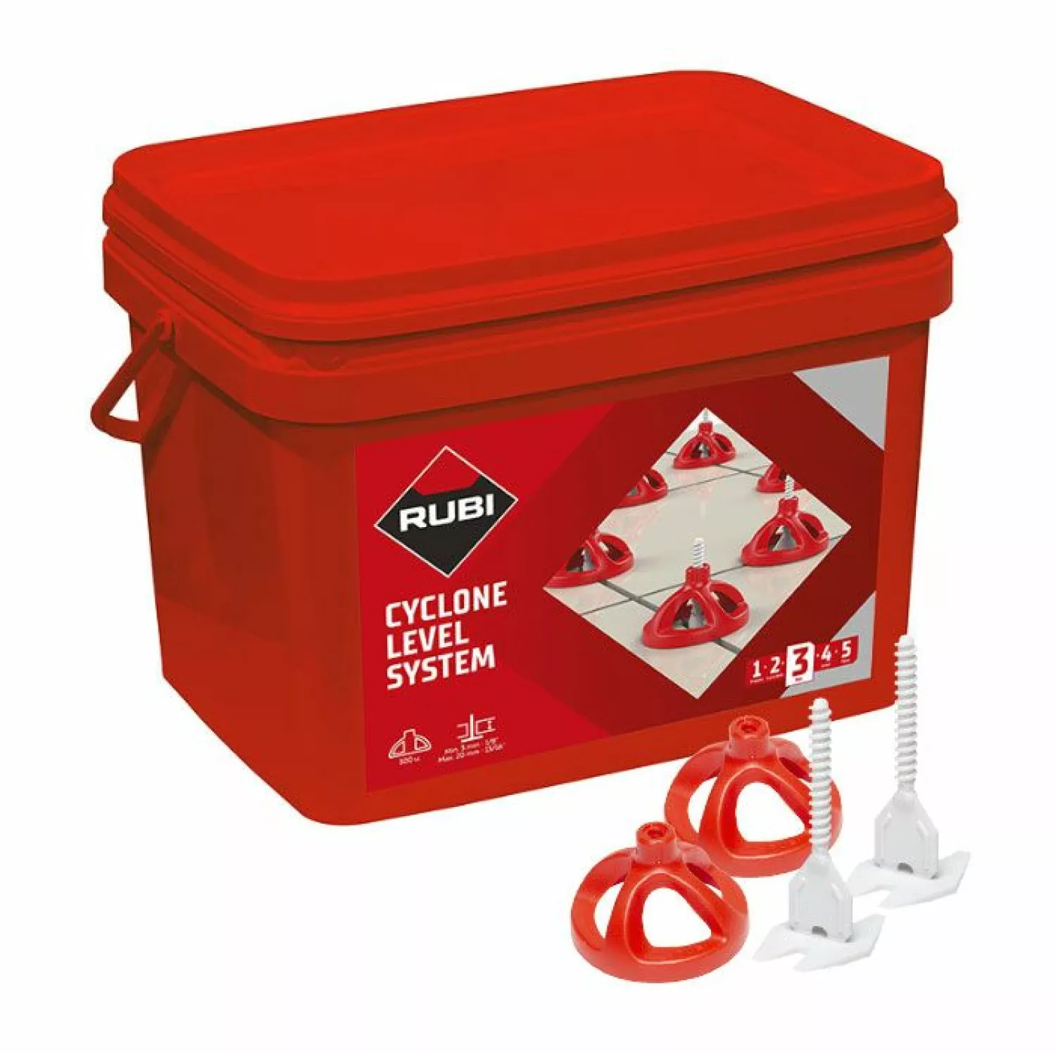 Rubi 35964 Rubi Cyclone Level Starterskit - Voegbreedte 1,5mm