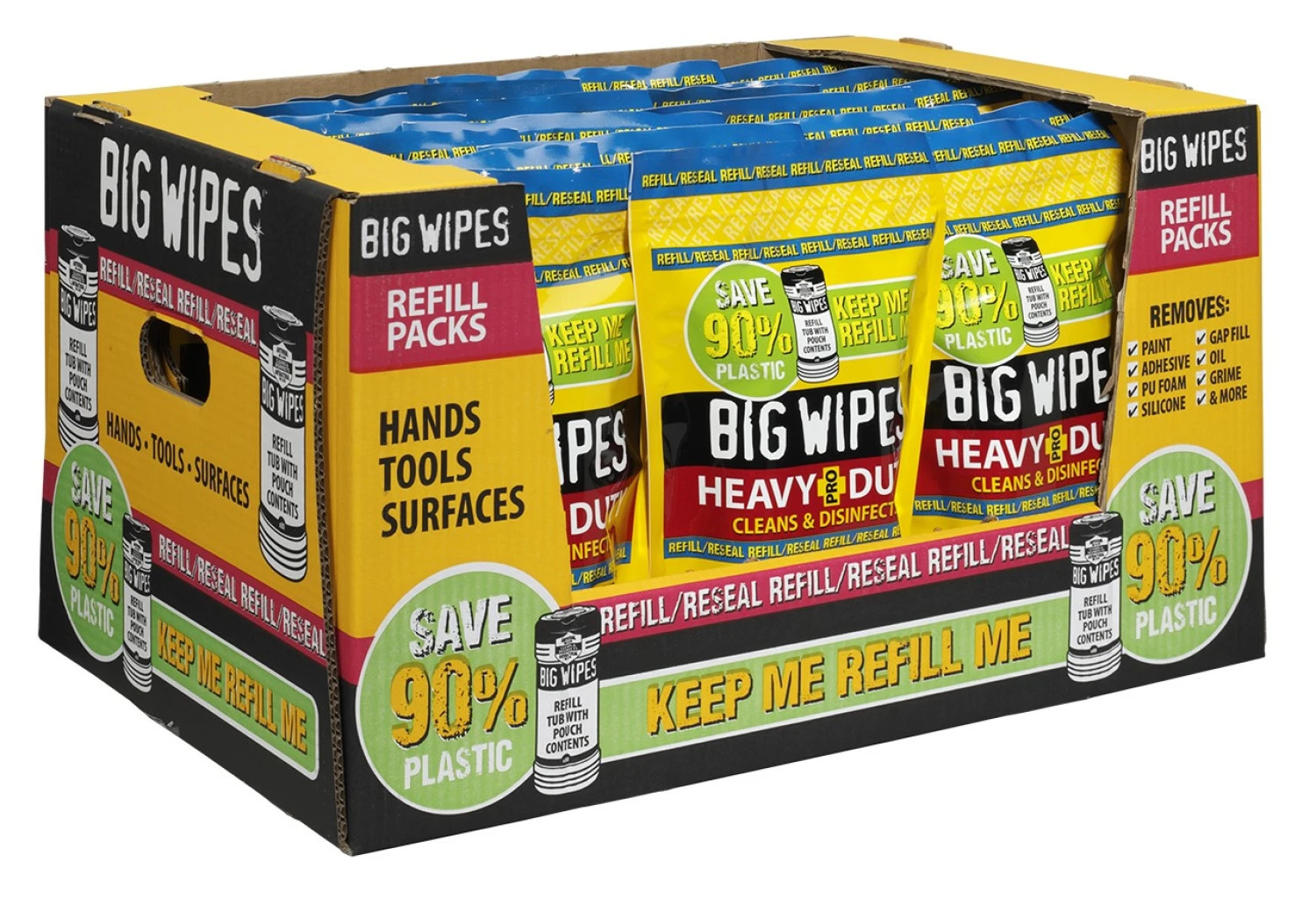 Big Wipes Heavy Duty Refill Pouch - 20stk thumbnail 2