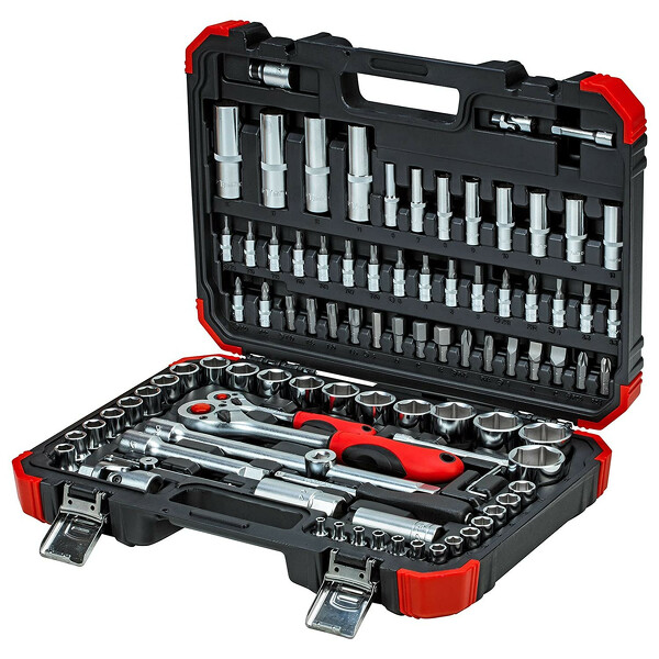 Gedore RED R46003094 94-delige Dopsleutel-/gereedschapset - 1/4"En 1/2" - Detailed view of the product