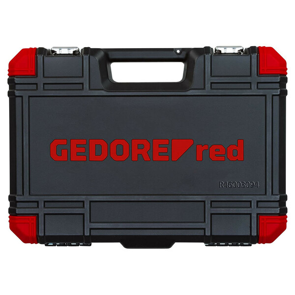 Gedore RED R46003094 94-delige Dopsleutel-/gereedschapset - 1/4"En 1/2" - Detailed view of the product