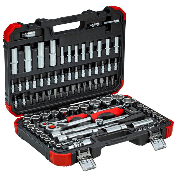 Gedore RED R46003094 94-delige Dopsleutel-/gereedschapset - 1/4"En 1/2"