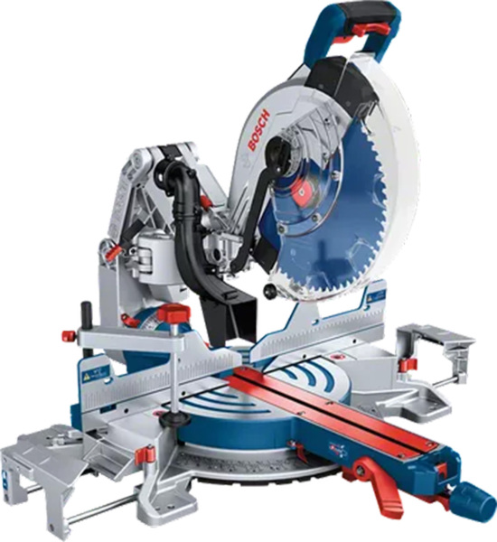 Bosch GCM 18V-305 GDC 18V Li-Ion Accu BiTurbo Afkortzaag Set (2x 12,0Ah) - 305mm - Detailed view of the product