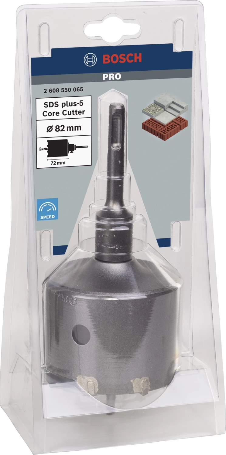 Bosch 2608550065 SDS-Plus 3-Delige Doosborenset - 6 Snijvlakken - 82 X 54 X 72mm thumbnail 2