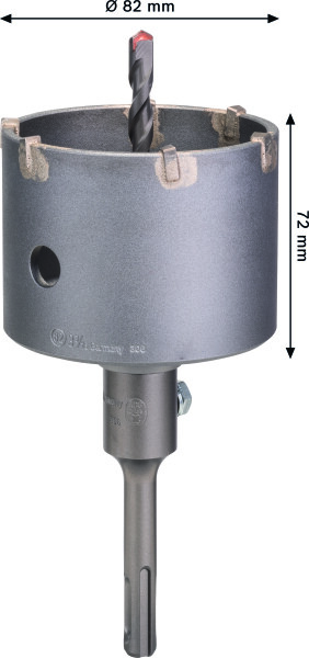 Bosch 2608550065 SDS-Plus 3-Delige Doosborenset - 6 Snijvlakken - 82 X 54 X 72mm - Detailed view of the product