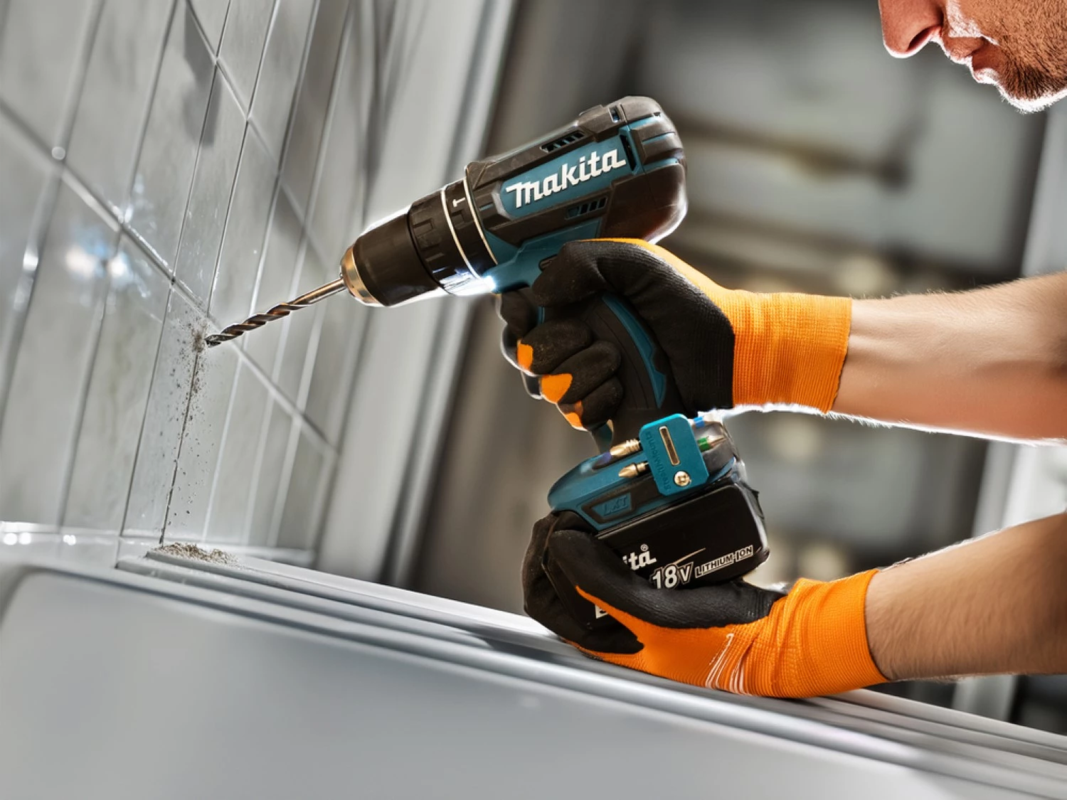 StealthMounts BH-MK-S-BLU-2 Stubby Magnetische Bithouder Voor Machines Makita CXT/LXT/XGT - Blauw - 2 Stuks thumbnail 2