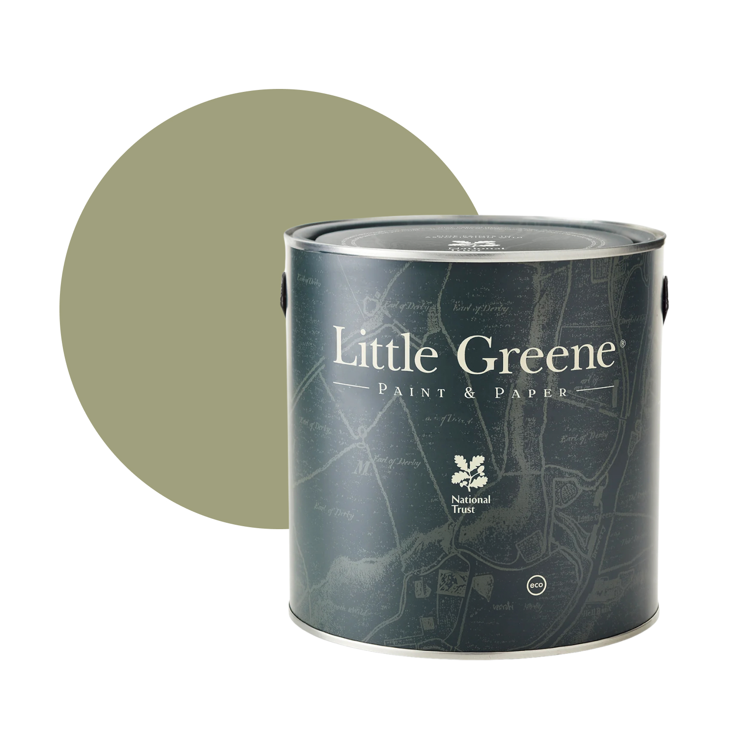 Little Greene Intelligent Eggshell - Normandy Grey No. 79 - 2,5L