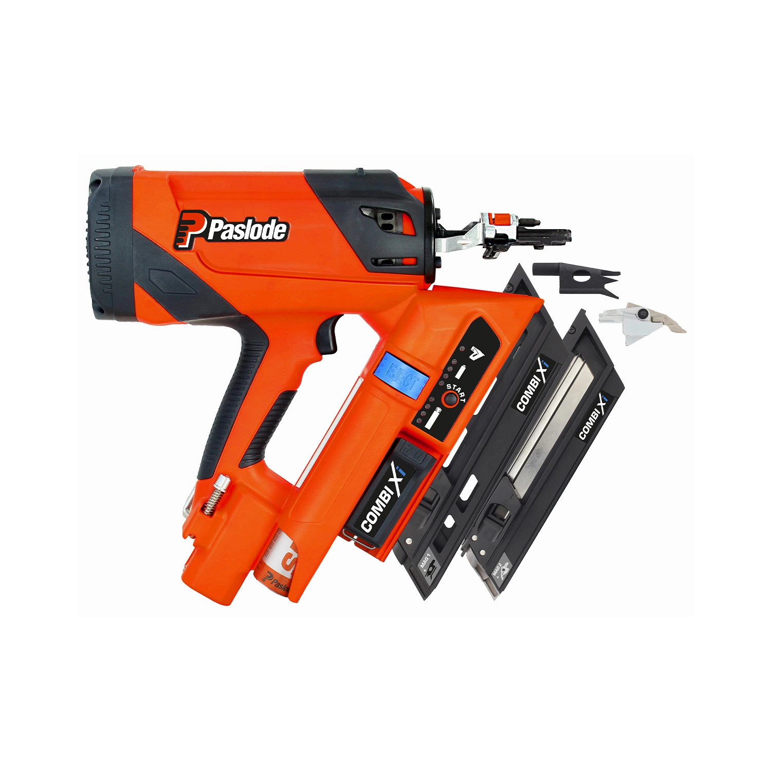 Paslode Combi XI 2-in-1 Tacker Op Gas Set In Koffer - 50-90mm