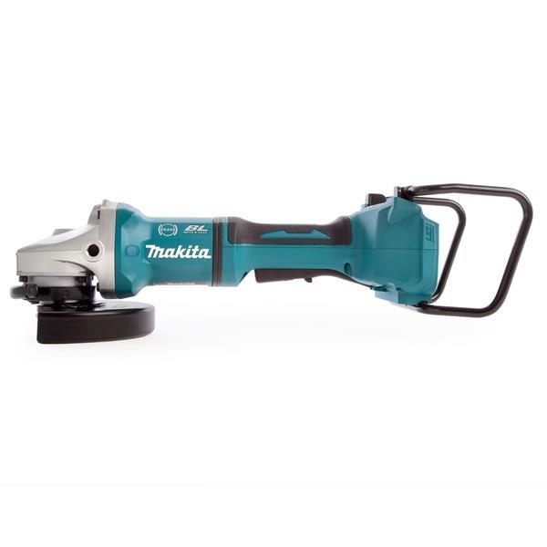 Makita DGA700Z 36V (2x 18V) Li-Ion Accu Haakse Slijper Body - 180mm - Koolborstelloos - Detailed view of the product