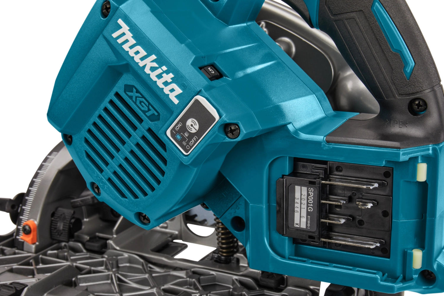 Makita SP001GZ03 XGT 40V Max Li-ion Accu Invalcirkelzaag 165mm Body In Mbox - Met AWS Zender thumbnail 4