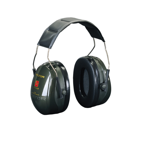 3M Peltor H520A-407-GQ Optime Ll Gehoorkap Met Hoofdbeugel - Donkergroen - Default image for the product