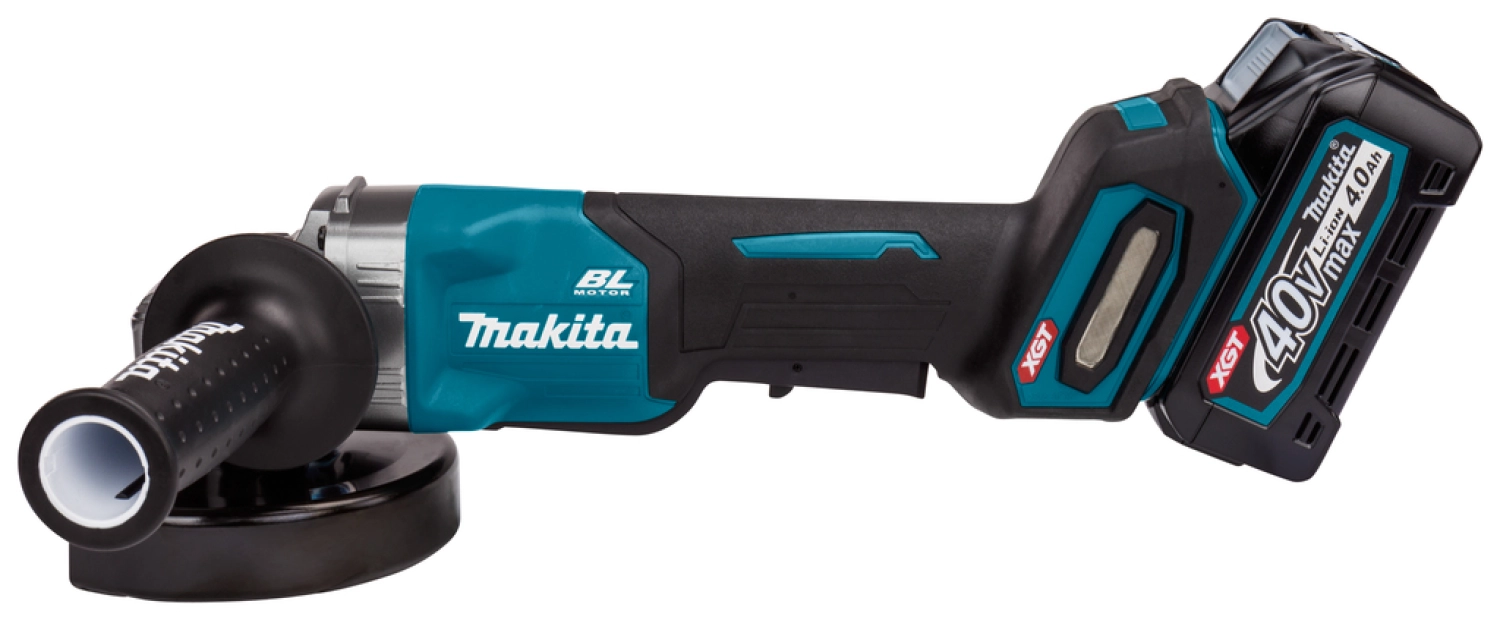 Makita GA016GM201 XGT 40V Max Li-Ion Accu Haakse Slijper Set (2x 4,0Ah) In Mbox - 125mm - Koolborstelloos thumbnail 3