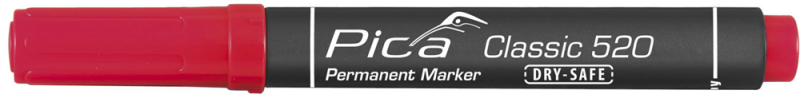Pica 520/40 Permanent Marker - Rond - Rood - 1-4mm - Detailed view of the product