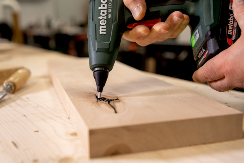 Metabo HK 18 LTX 20 18V Li-Ion Accu Lijmpistool Body In Metabox - 11mm - Detailed view of the product
