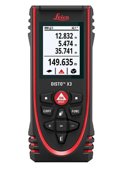 Leica Disto X3 Afstandsmeter In Tas - Bluetooth - 150m - Detailed view of the product