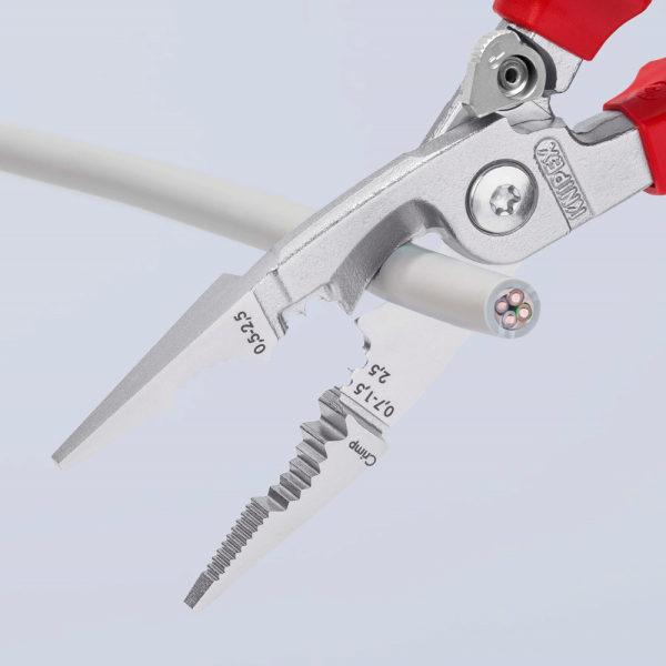 Knipex 1396200 Installatietang - Elektro - 200mm - Detailed view of the product