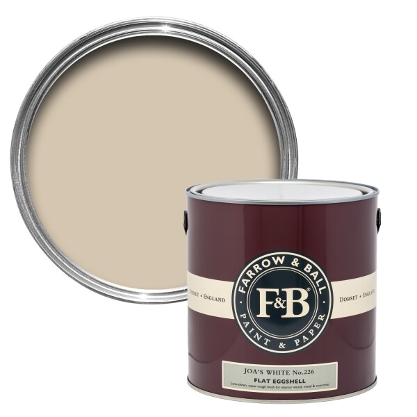 Farrow&Ball Flat Eggshell Joa's White No.226 - 5L afbeelding