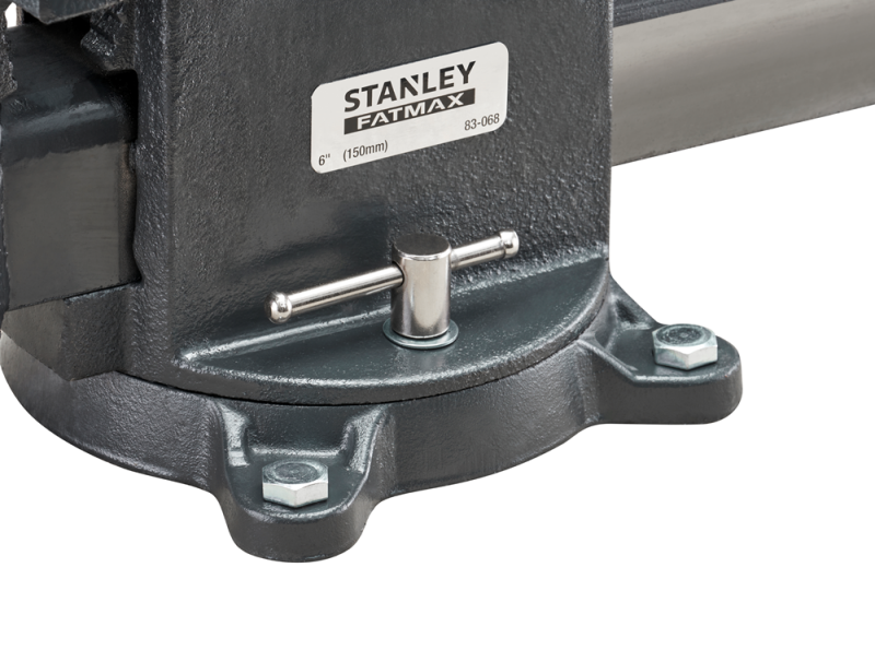 Stanley 1-83-068 Maxsteel Bankschroef Voor Zware Toepassingen - Gietijzer - Klemkracht 2200kg - Detailed view of the product