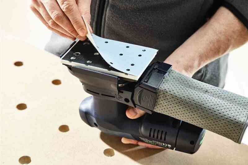 Festool RTSC 400-Basic 18V Li-Ion Accu Vlakschuurmachine Body - 80 X 130mm - Koolborstelloos - Detailed view of the product