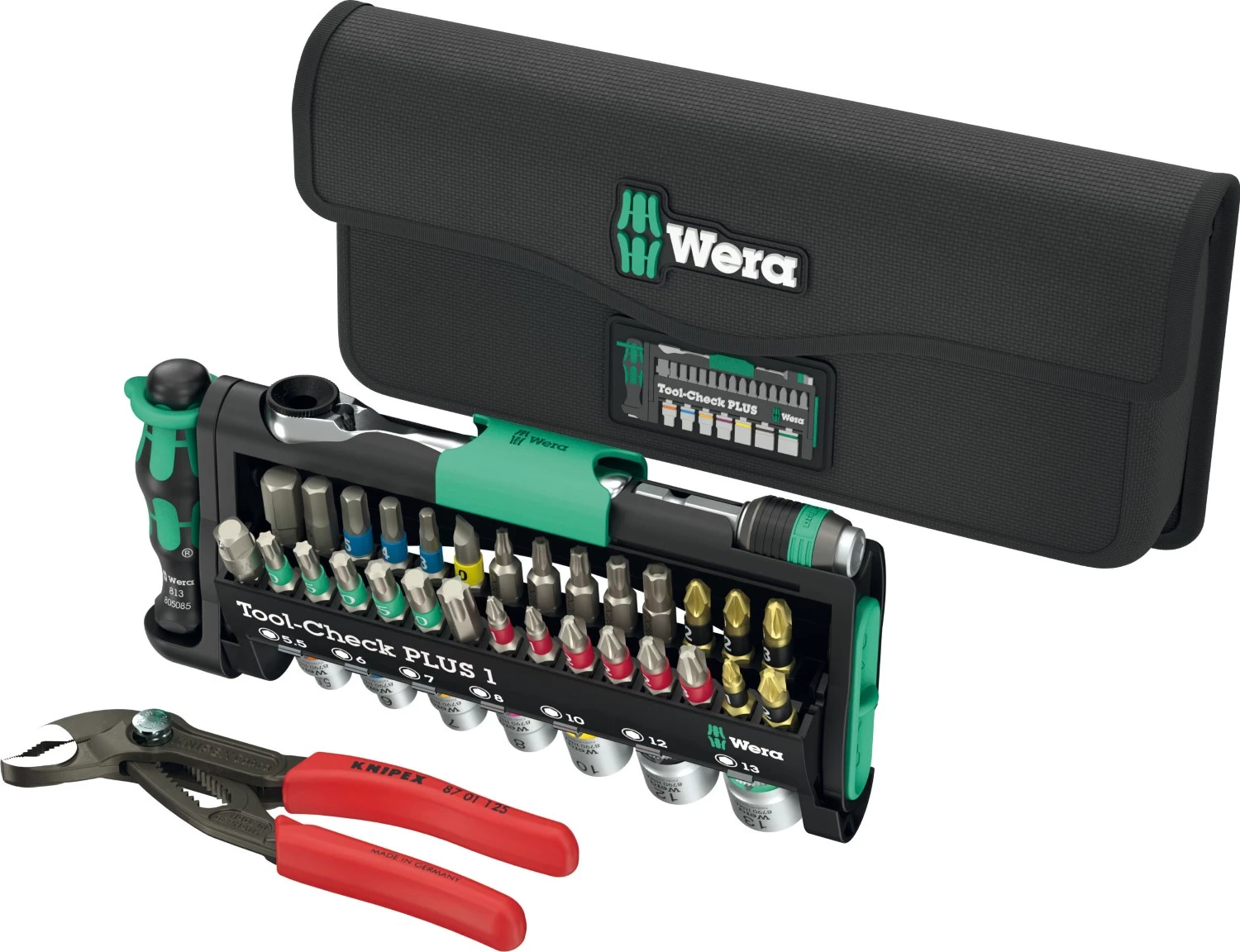Wera 05049070001 Tool-Check Combi 1 Gereedschapset In Etui - 40‑delig