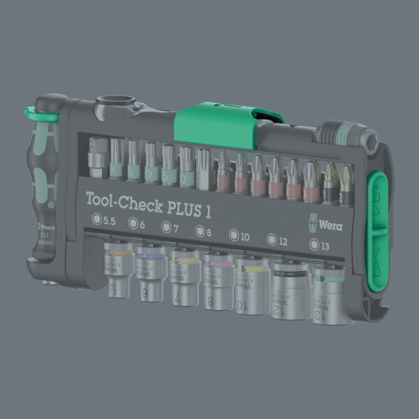 Wera 05049070001 Tool-Check Combi 1 Gereedschapset In Etui - 40‑delig - Detailed view of the product