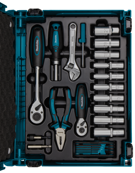Makita E-11542 Gereedschapset In Mbox Nr.1 - 87-delig - Detailed view of the product