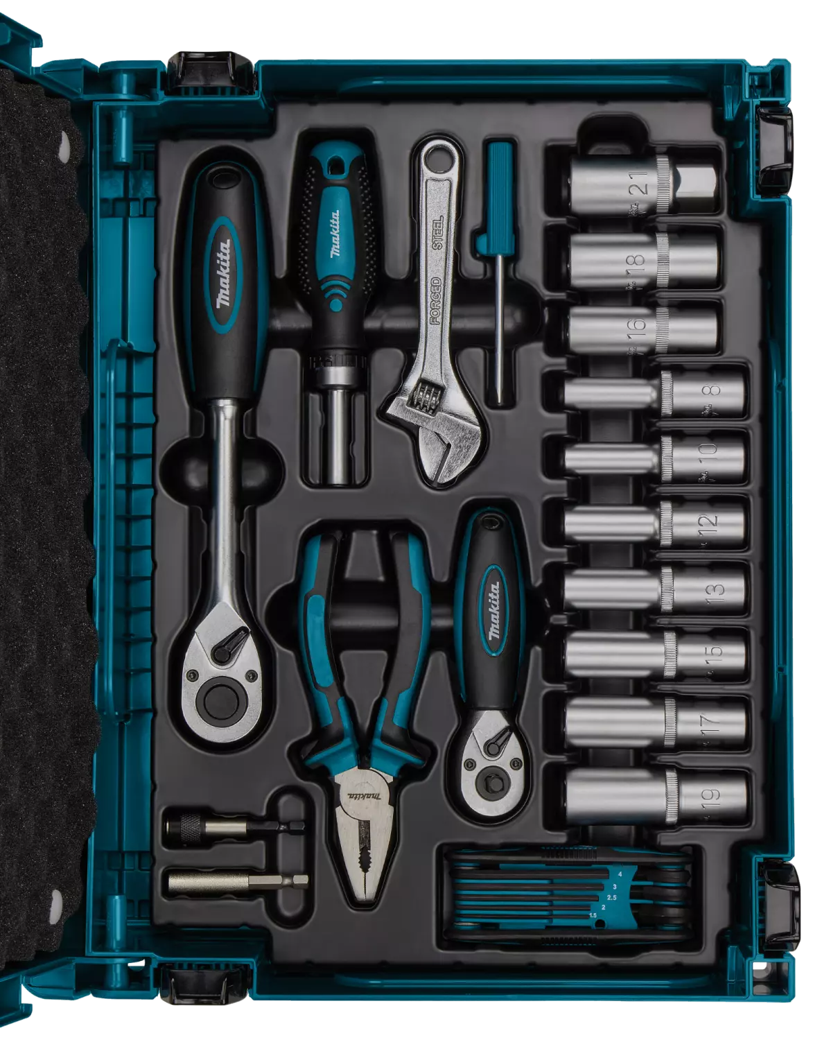 Makita E-11542 Handgereedschapset 87-delig in Mbox