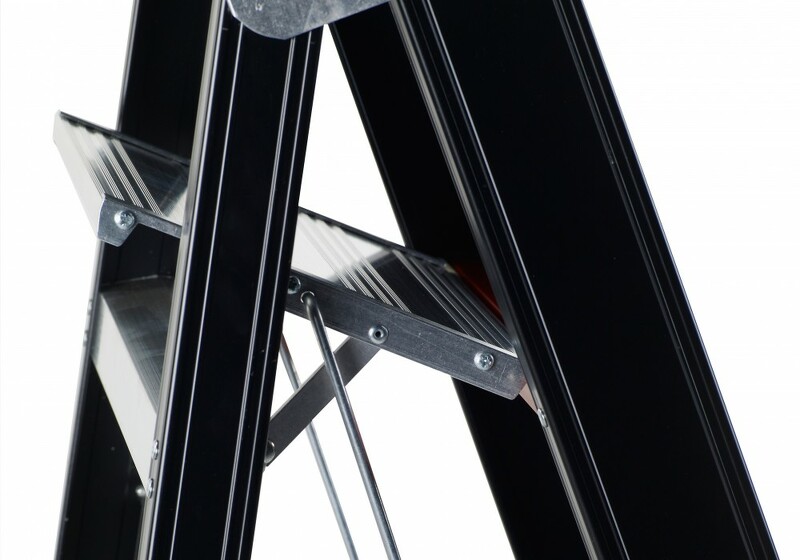 Altrex Taurus TGB 5 Trap - Enkel - Aluminium Met Coating - 5 Treden - Max. Werkhoogte 3,2m - Detailed view of the product
