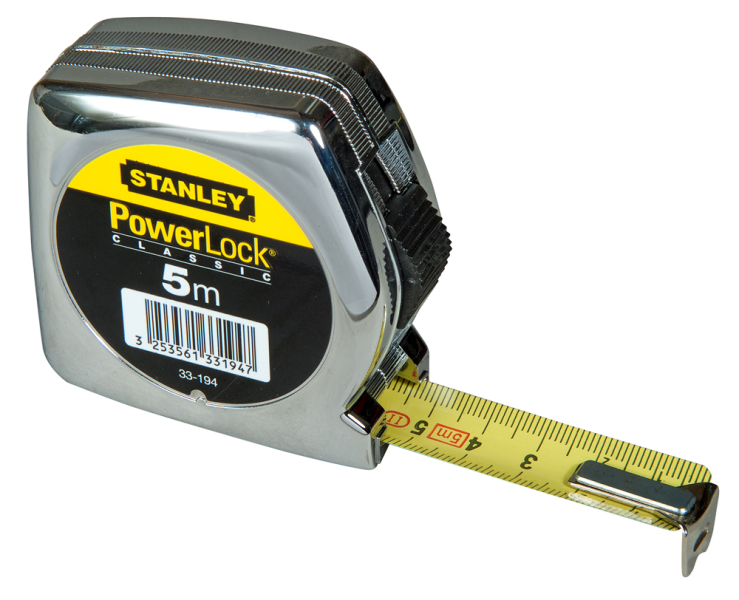 Stanley 0-33-194 Powerlock Rolmaat - 5m X 19mm