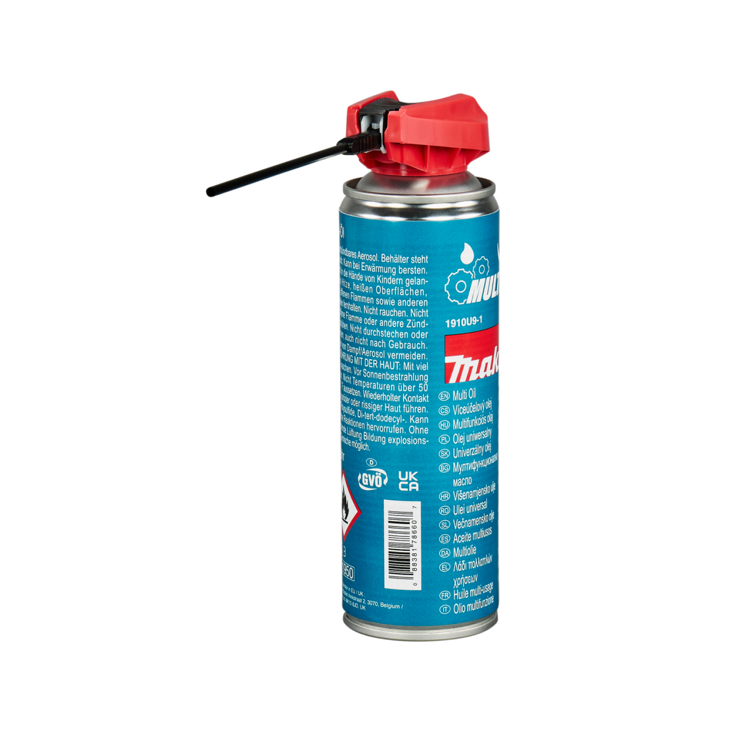 Makita 1910U9-1 Multi-olie Onderhoudsspray - 300 Ml thumbnail 3