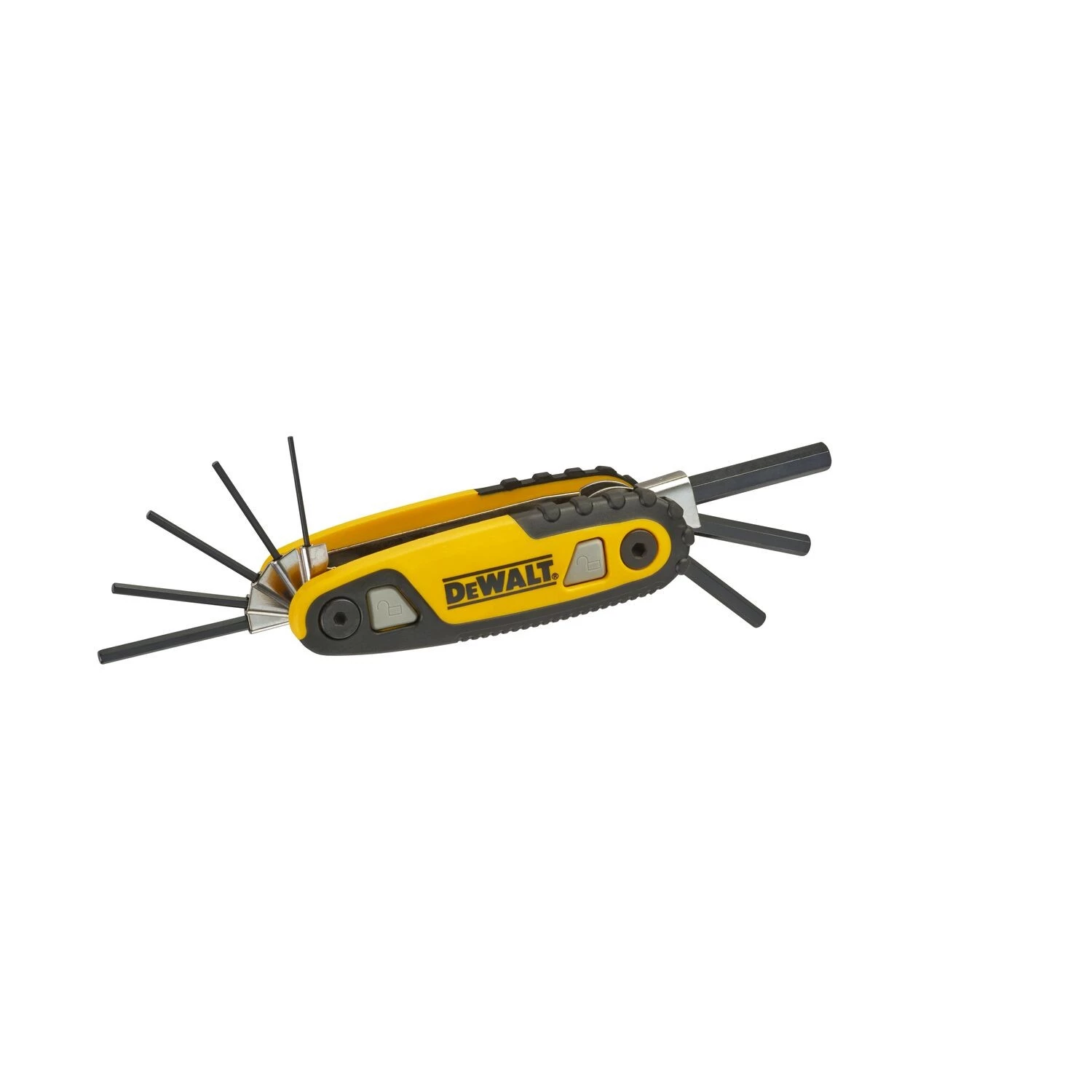 DeWALT DWHT0-70263 8-delige Inbussleutelset - Hex - 1,5-8mm - Vouwbaar thumbnail 2