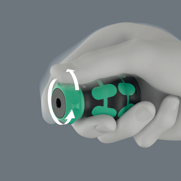 Wera 05008893001 Kraftform Kompakt Stubby Magazin RA 4 Bitschroevendraaier - 6 In 1 Multi-bit - Met Ratelfunctie - Detailed view of the product