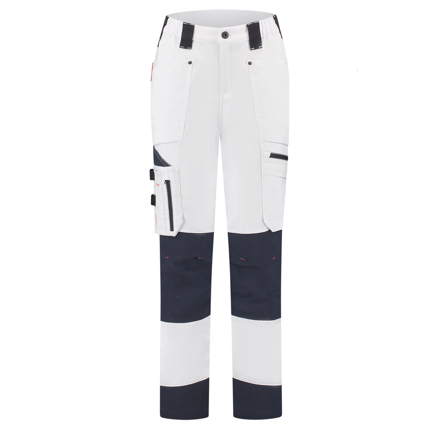 Workman 90041 STRETCH Worker Werkbroek P2S Dames - Wit / Navy - Maat 42 (33/32)