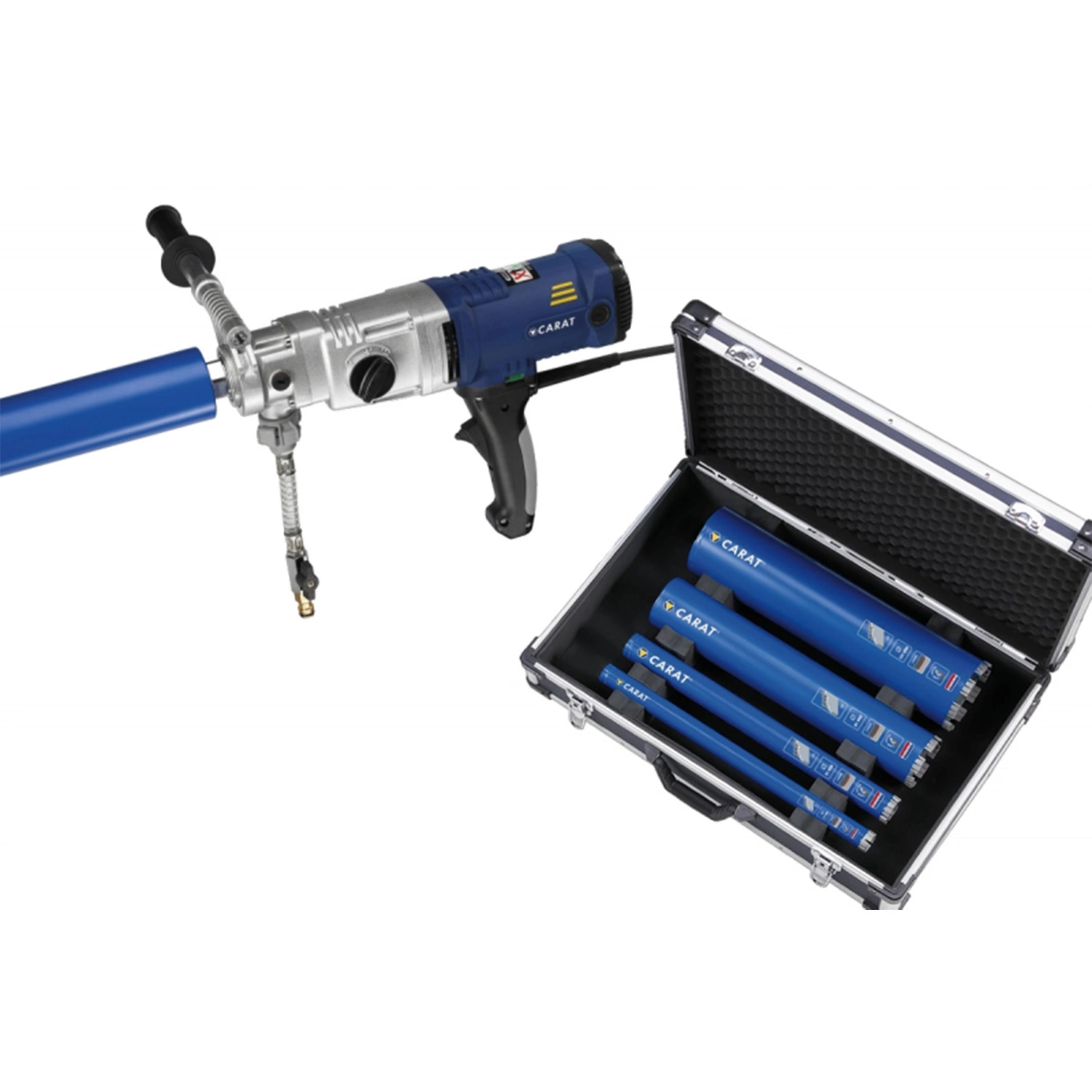 Carat AMB2032S01 Diamantboormachine Set Incl. 4 Diamantboren In Koffer - 2000W