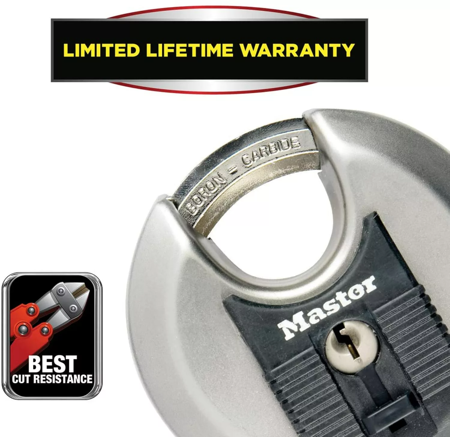 Master Lock M40EURDCC Excell - Discusslot RVS - 7 Cm - Grijs thumbnail 2