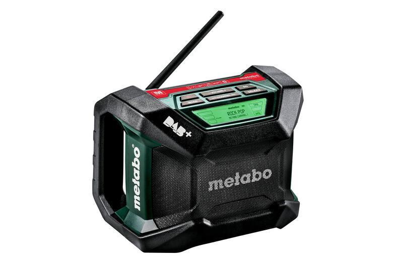Metabo R 12-18 DAB+ BT 12V / 18V Li-Ion Accu Bouwradio Met DAB+ En Bluetooth - Werkt Op Netstroom&Accu EAN: 4007430341488